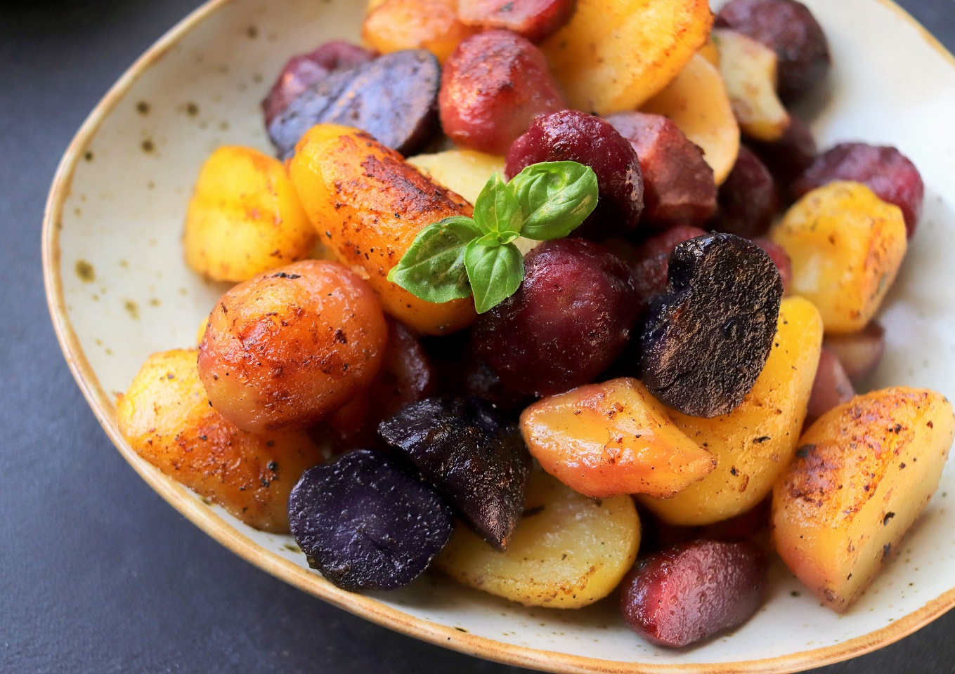 Bratkartoffeln mal bunt